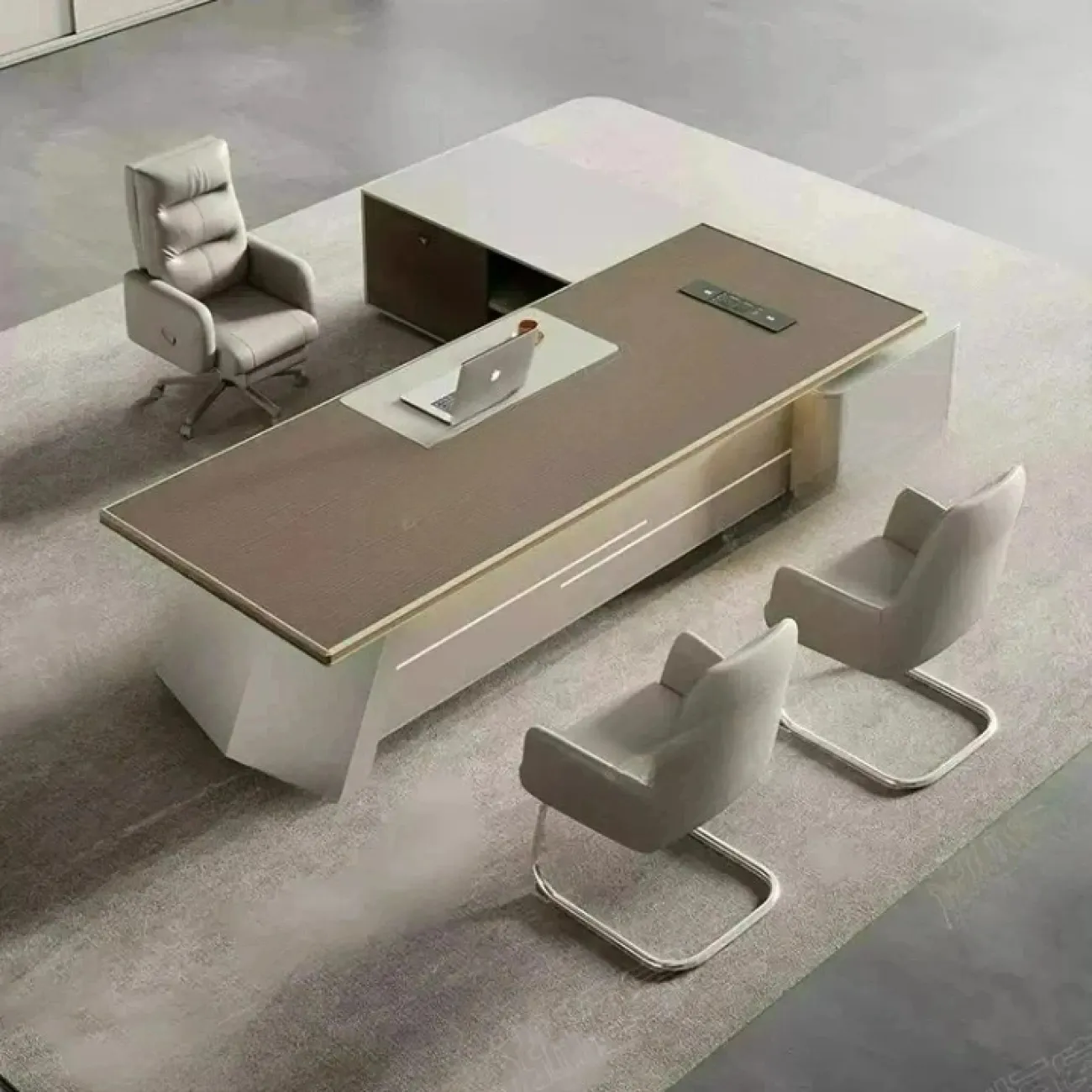 Роскошный стол руководителя Baishengfeng из ДСП OS39900-32 Роскошный стол руководителя Baishengfeng из ДСП OS39900-32