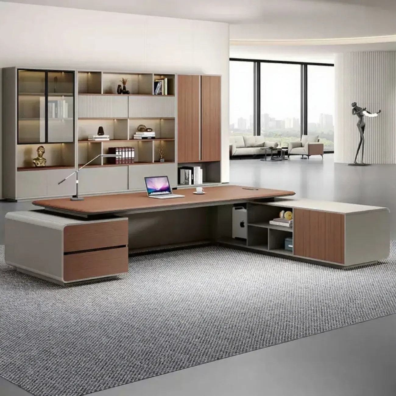 Роскошный стол руководителя Baishengfeng из ДСП OS39902-32