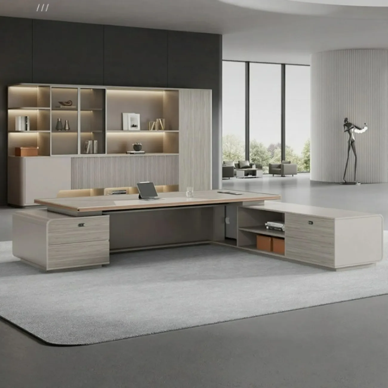 Роскошный стол руководителя Baishengfeng из ДСП OS39903-32