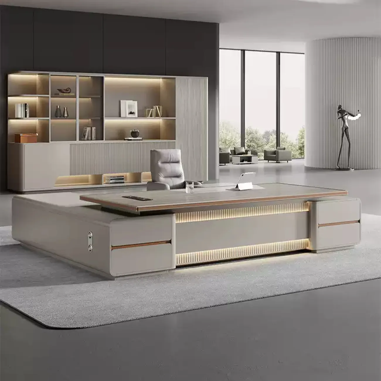 Роскошный стол руководителя Baishengfeng из ДСП OS39903-32