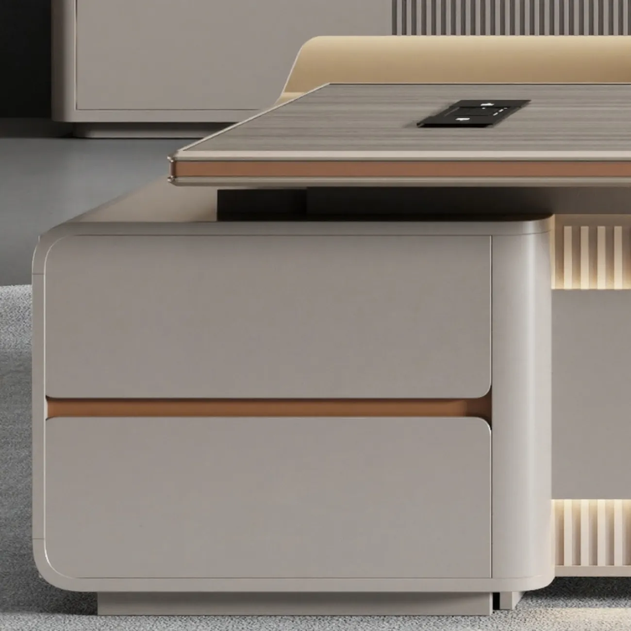 Роскошный стол руководителя Baishengfeng из ДСП OS39903-32