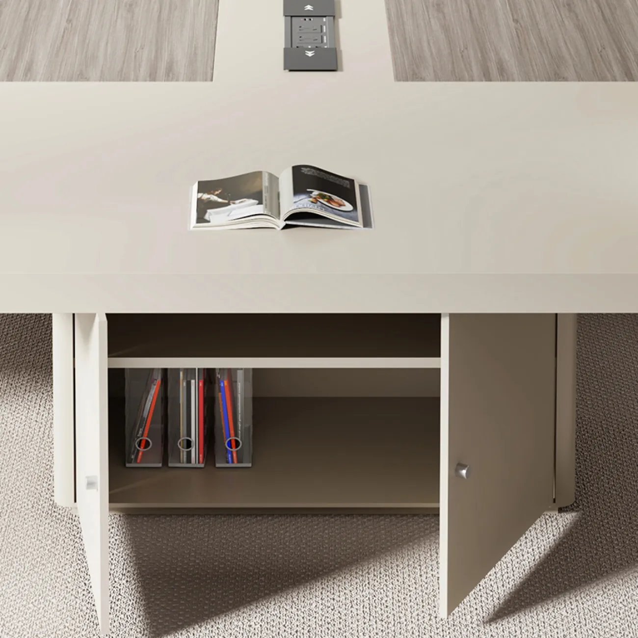 Премиальный стол для конференций Baishengfeng со стульями OS39904-32