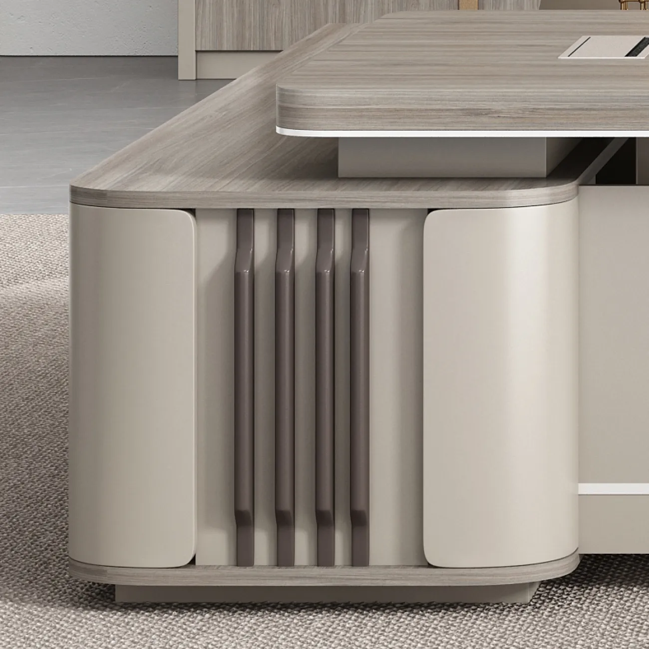 Роскошный стол руководителя Baishengfeng из ДСП OS39906-32 Роскошный стол руководителя Baishengfeng из ДСП OS39906-32