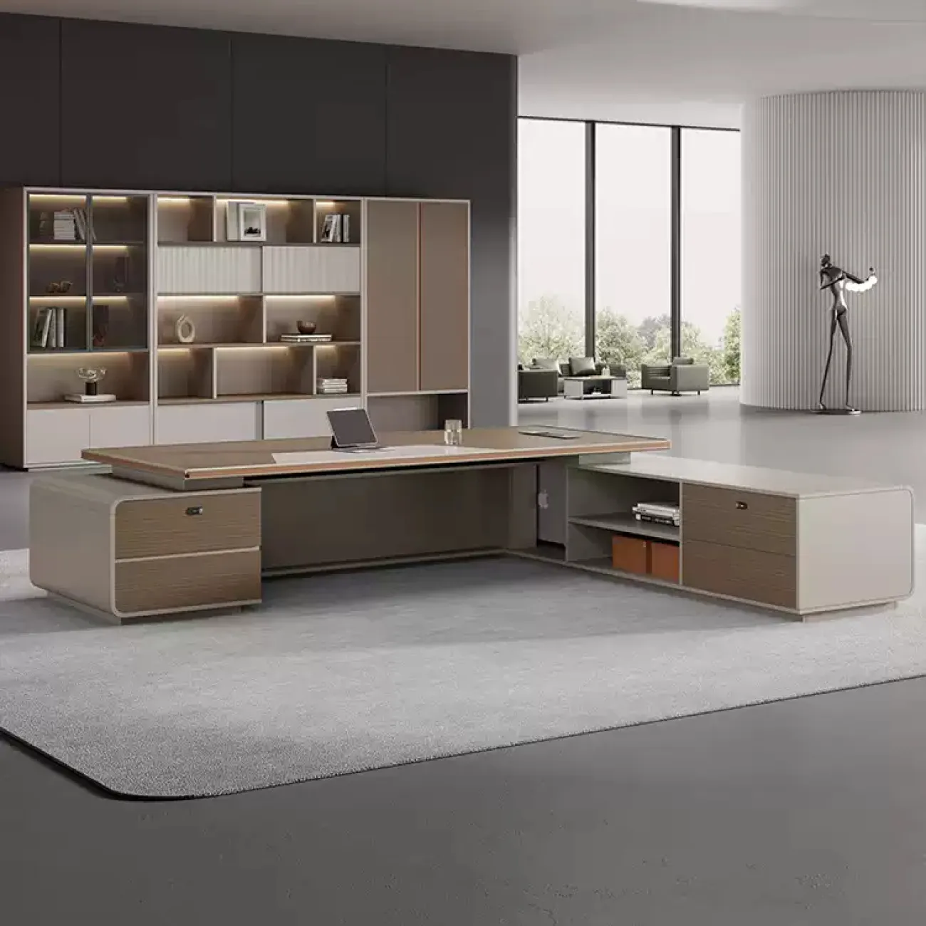 Роскошный стол руководителя Baishengfeng из ДСП OS39907-32