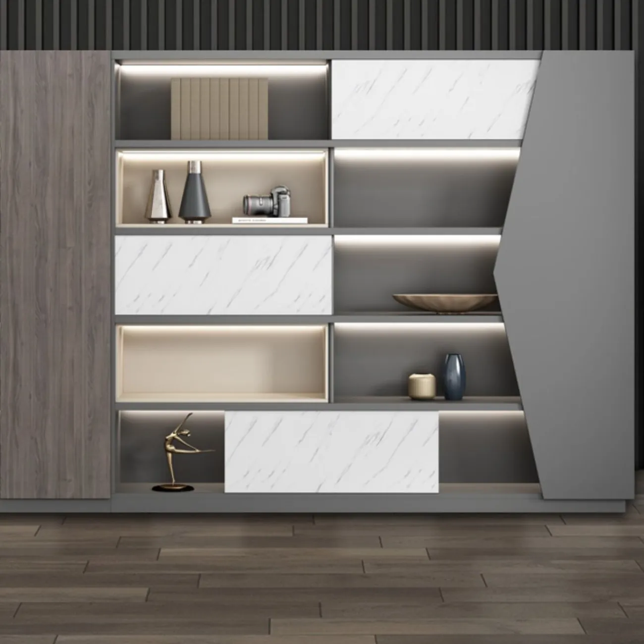 Роскошный стол руководителя Baishengfeng из ДСП OS39908-32 Роскошный стол руководителя Baishengfeng из ДСП OS39908-32