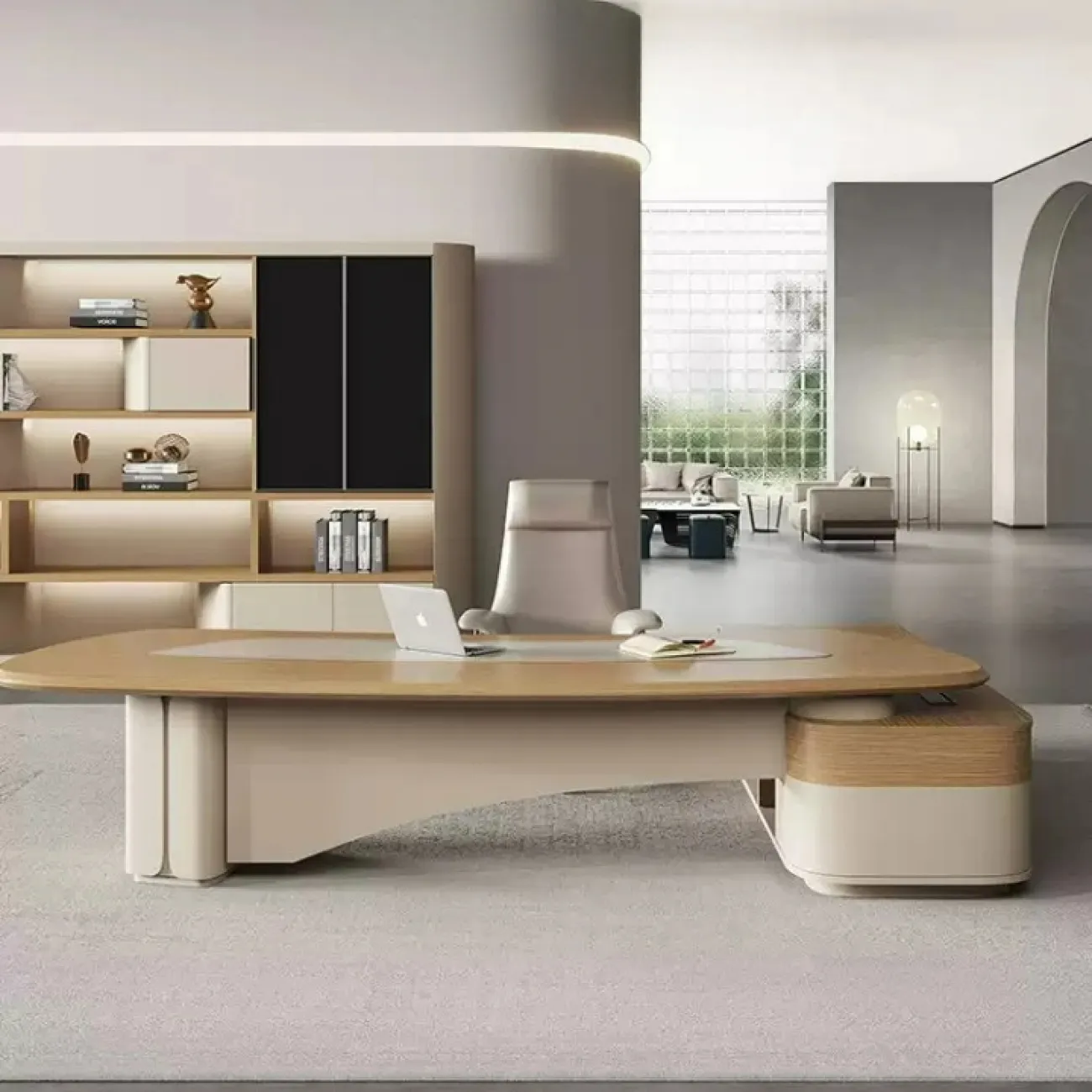 Роскошный стол руководителя Baishengfeng из ДСП OS39909-32