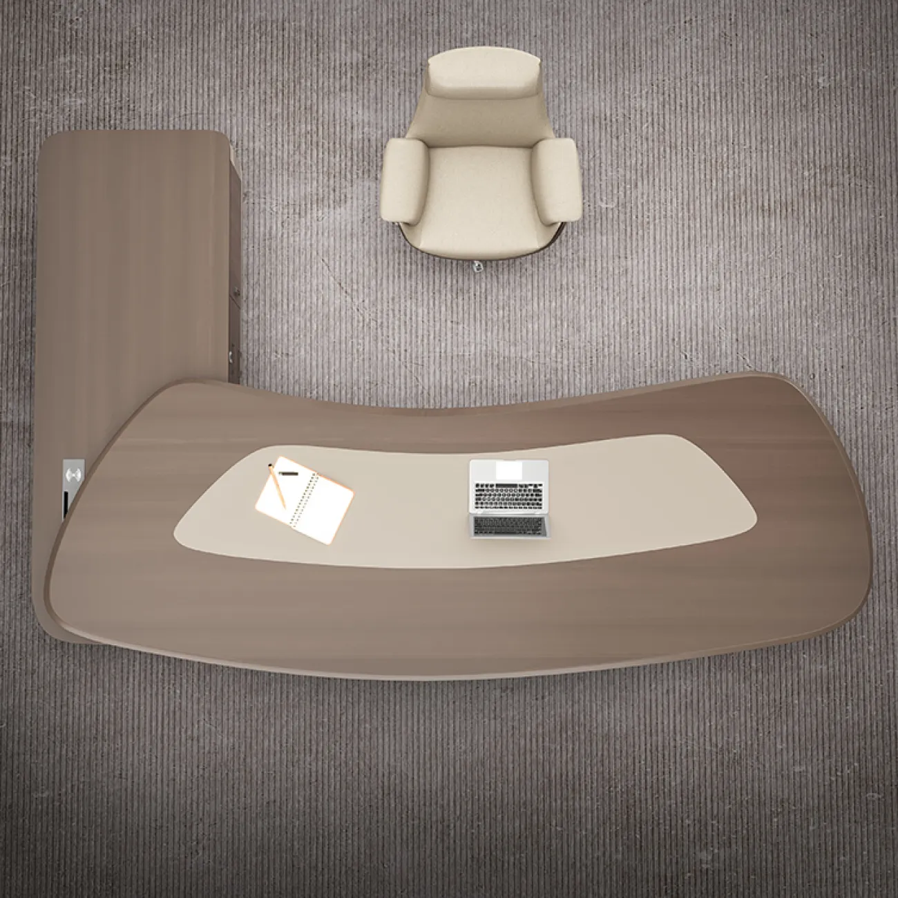 Роскошный стол руководителя Baishengfeng из ДСП OS39911-32