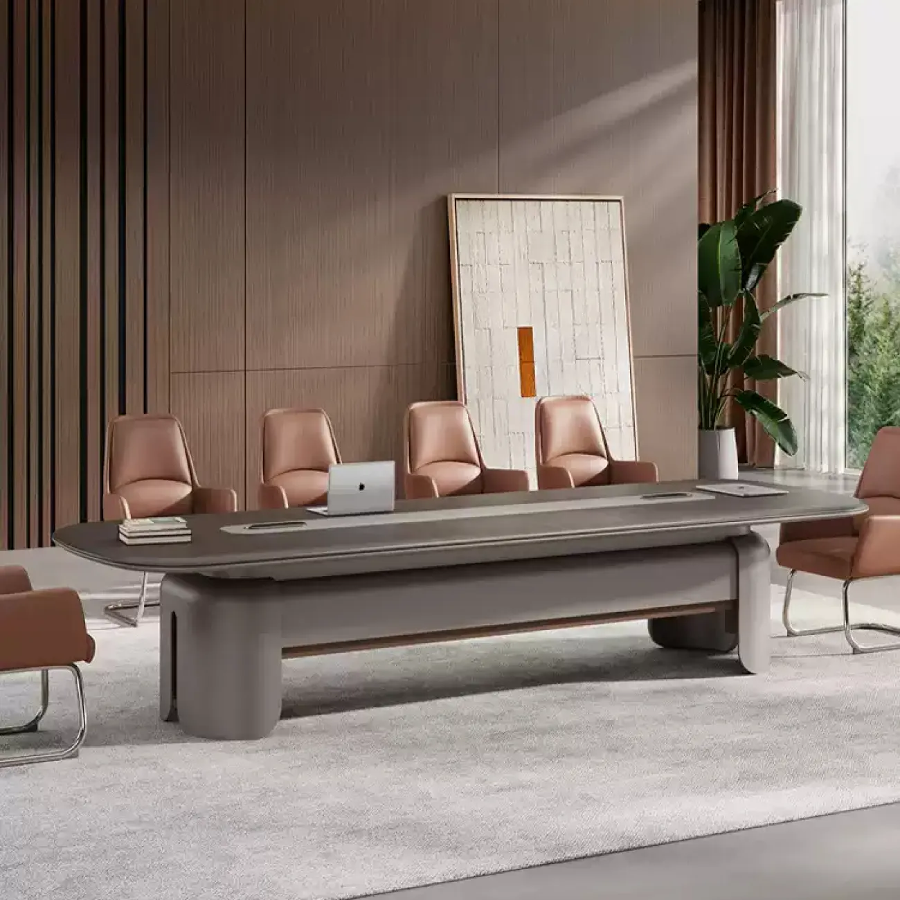 Премиальный стол для конференций Baishengfeng из меламина OS39904-32 Премиальный стол для конференций Baishengfeng из меламина OS39904-32