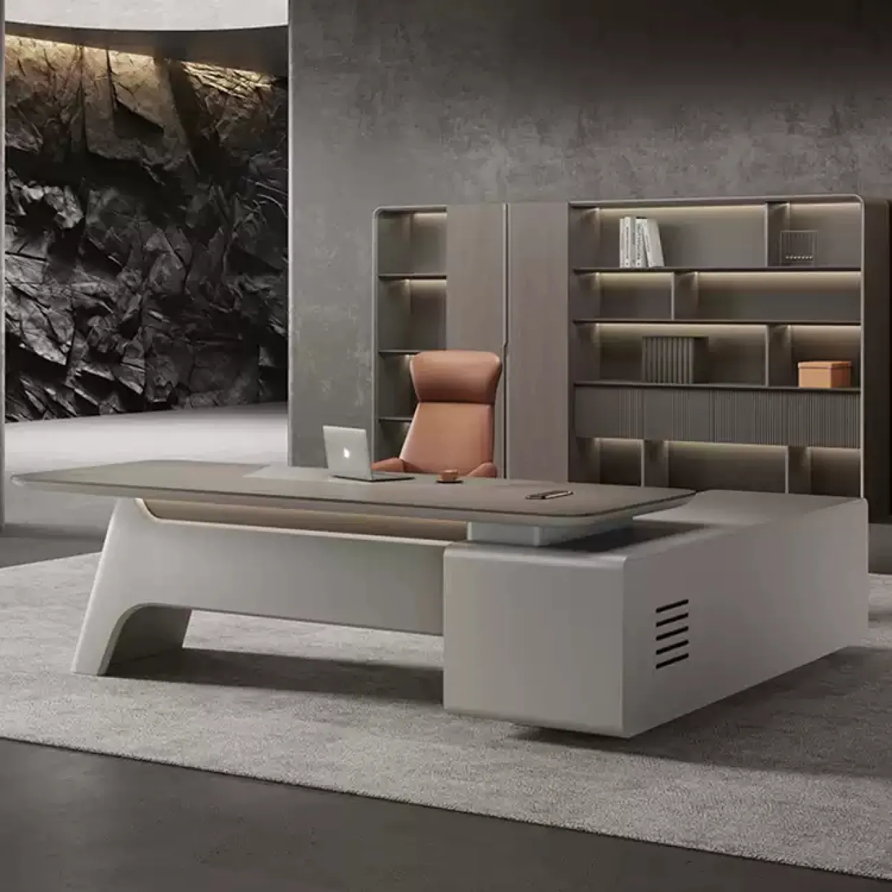 Качественный стол руководителя Baishengfeng из меламина OS39914-32