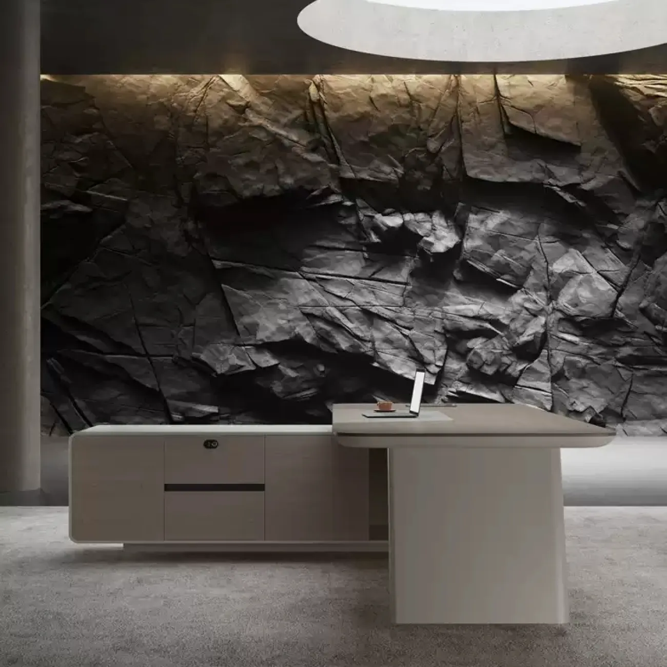 Качественный стол руководителя Baishengfeng из меламина OS39914-32