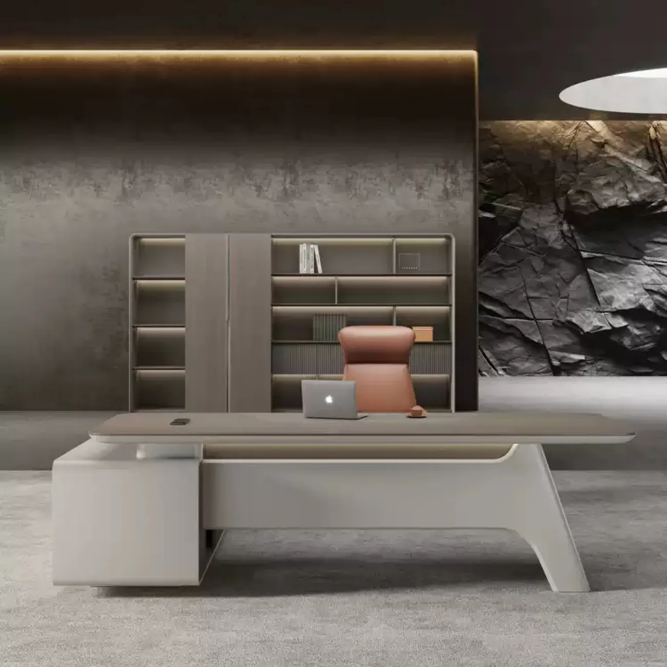 Качественный стол руководителя Baishengfeng из меламина OS39914-32