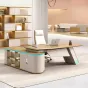Удобный стол руководителя с октрытыми полками Baishengfeng из меламина OS39916-32