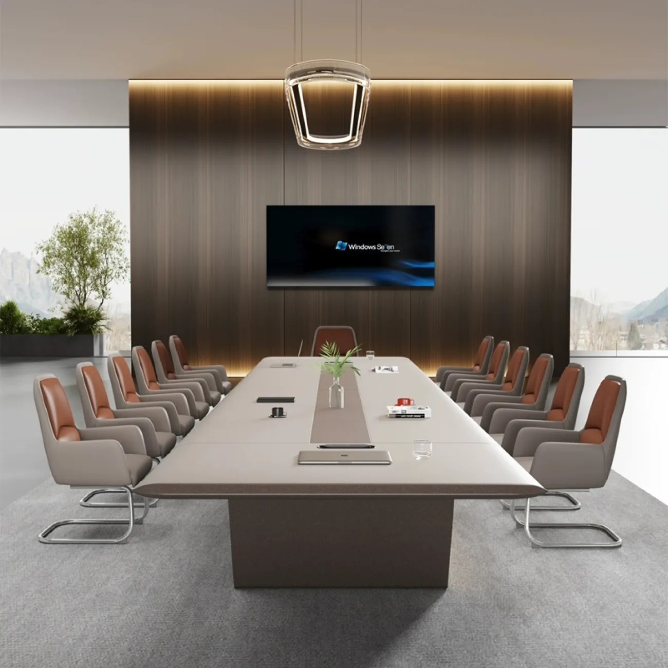 Удобный стол для конференций Baishengfeng из ДСП OS39918-32