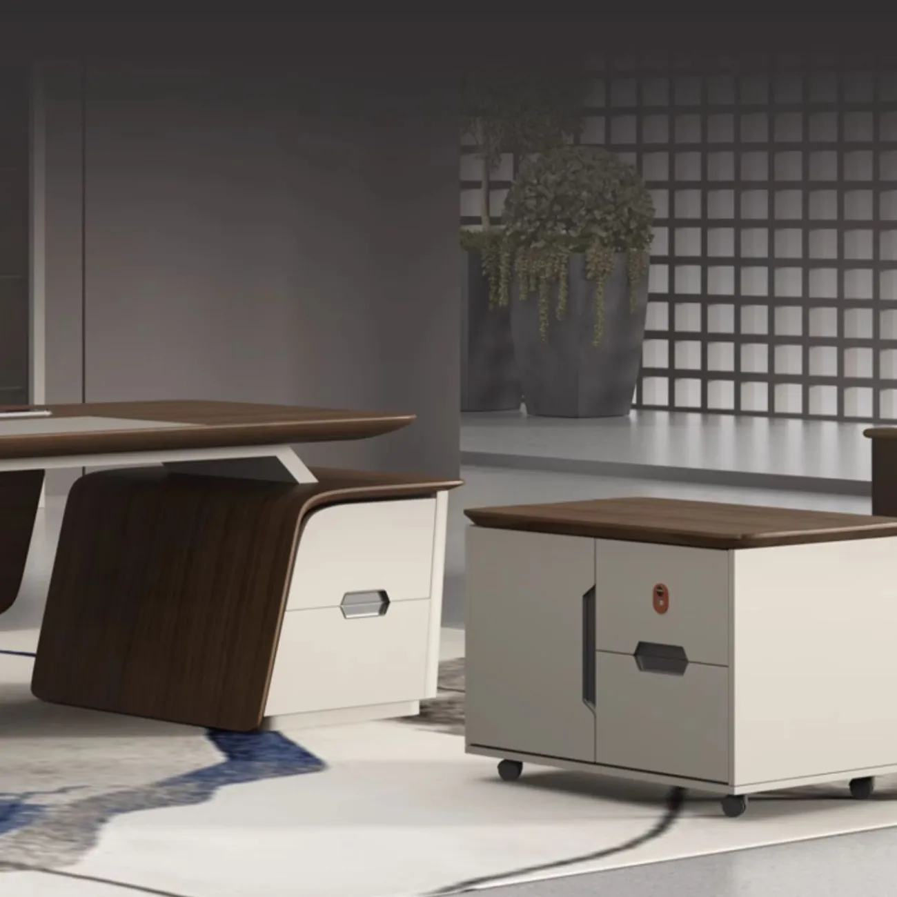 Удобный стол руководителя Baishengfeng из ДСП OS39920-32