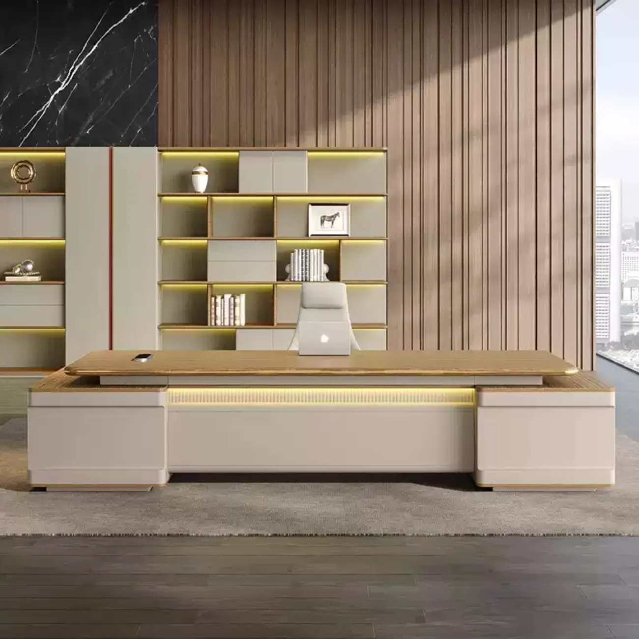 Удобный стол руководителя Baishengfeng из ДСП OS39922-32