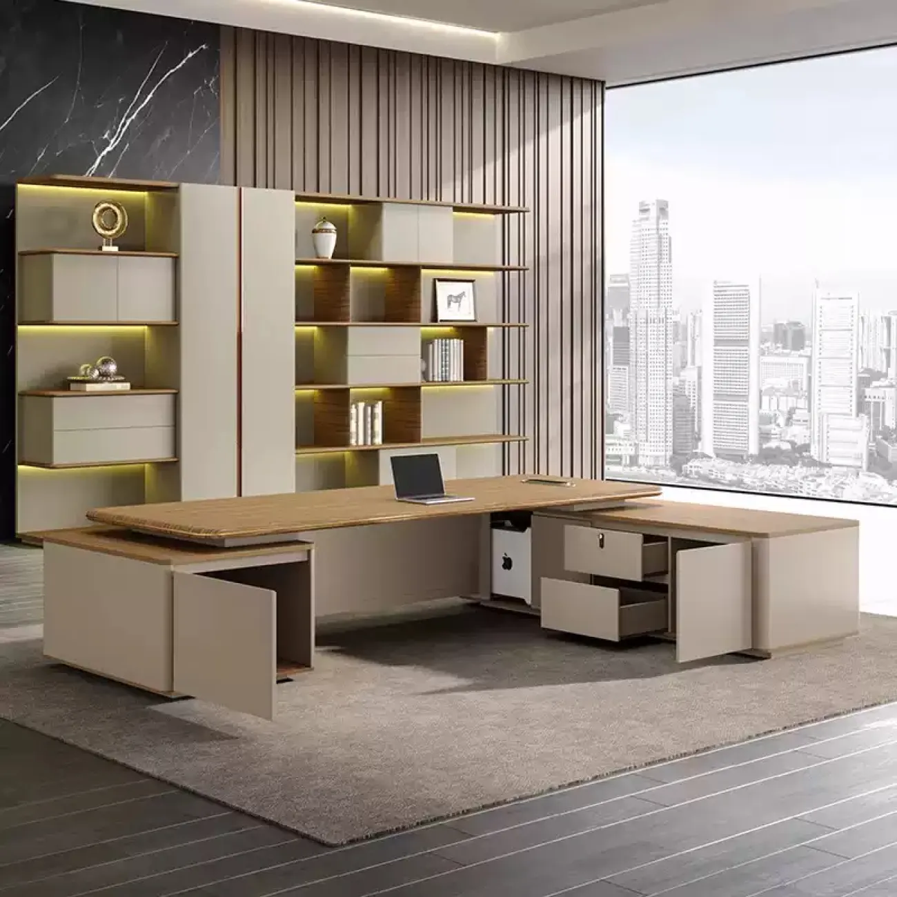 Удобный стол руководителя Baishengfeng из ДСП OS39922-32