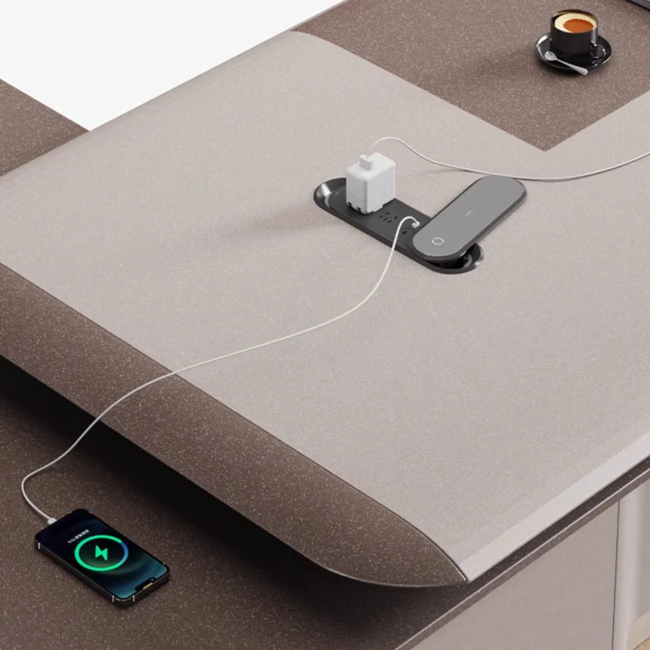 Удобный стол руководителя Baishengfeng из МДФ OS39923-32