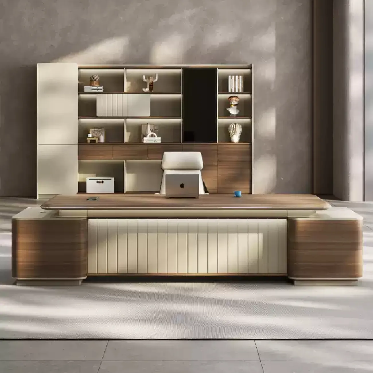 Удобный стол руководителя Baishengfeng из меламина OS39924-32