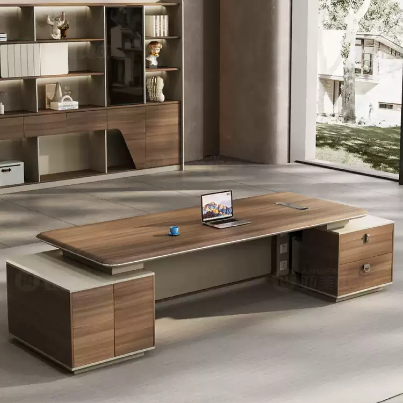 Удобный стол руководителя Baishengfeng из меламина OS39924-32