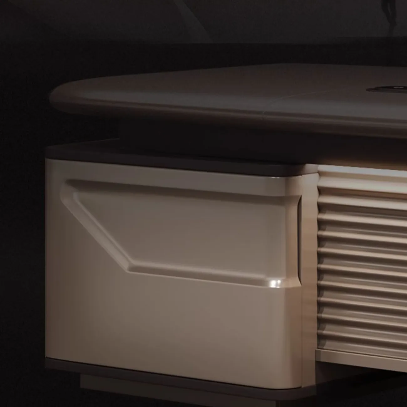 Удобный стол руководителя Baishengfeng из ДСП OS39925-32 Удобный стол руководителя Baishengfeng из ДСП OS39925-32