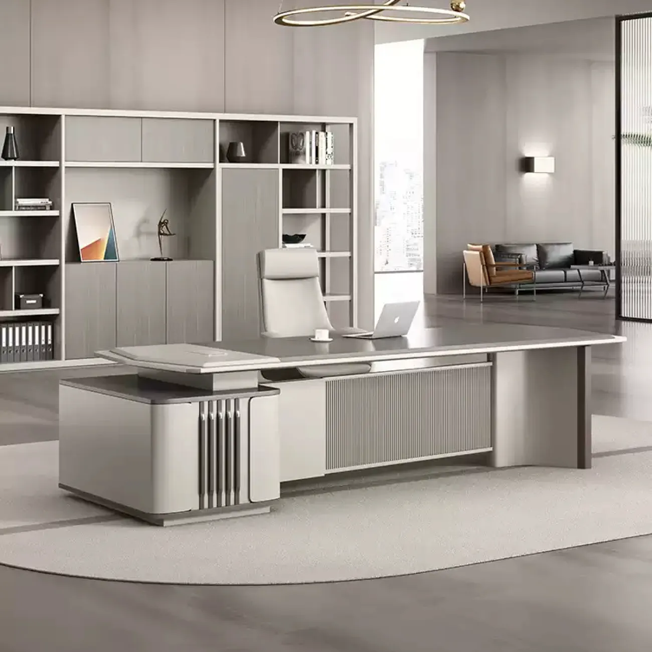 Удобный стол руководителя Baishengfeng из ДСП OS39927-32