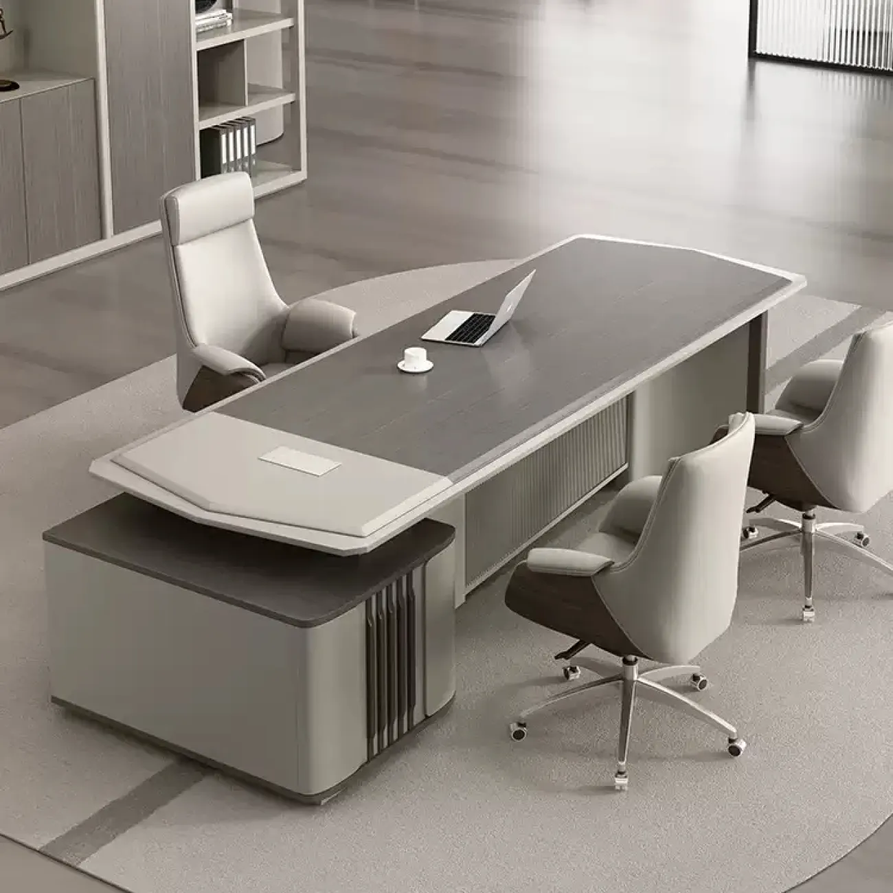 Удобный стол руководителя Baishengfeng из ДСП OS39927-32