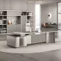 Удобный стол руководителя Baishengfeng из ДСП OS39929-32