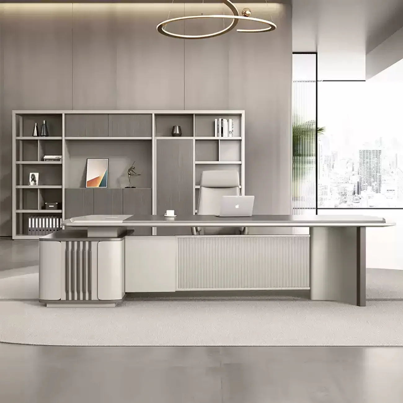 Удобный стол руководителя Baishengfeng из ДСП OS39929-32