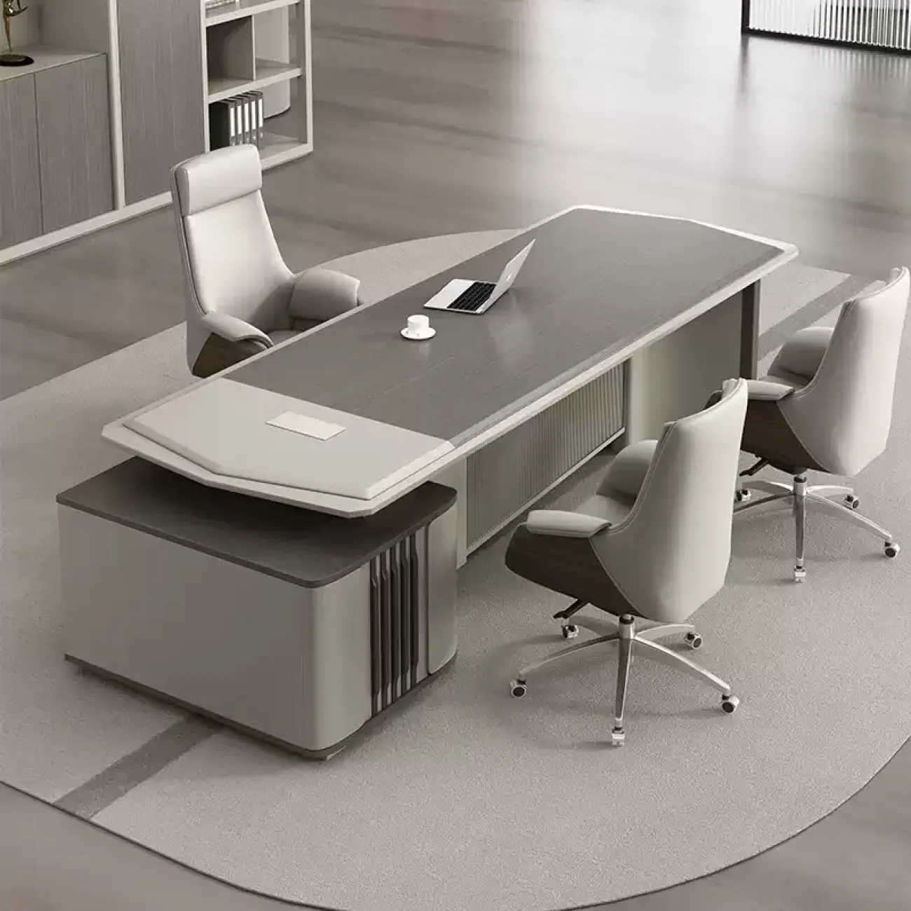 Удобный стол руководителя Baishengfeng из ДСП OS39929-32