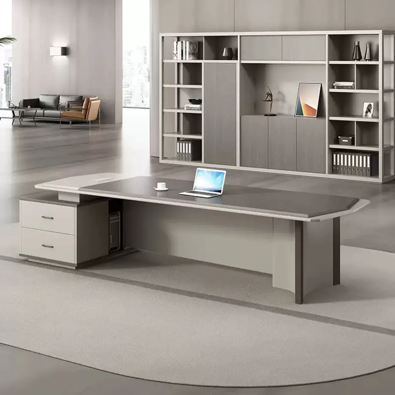 Удобный стол руководителя Baishengfeng из ДСП OS39929-32