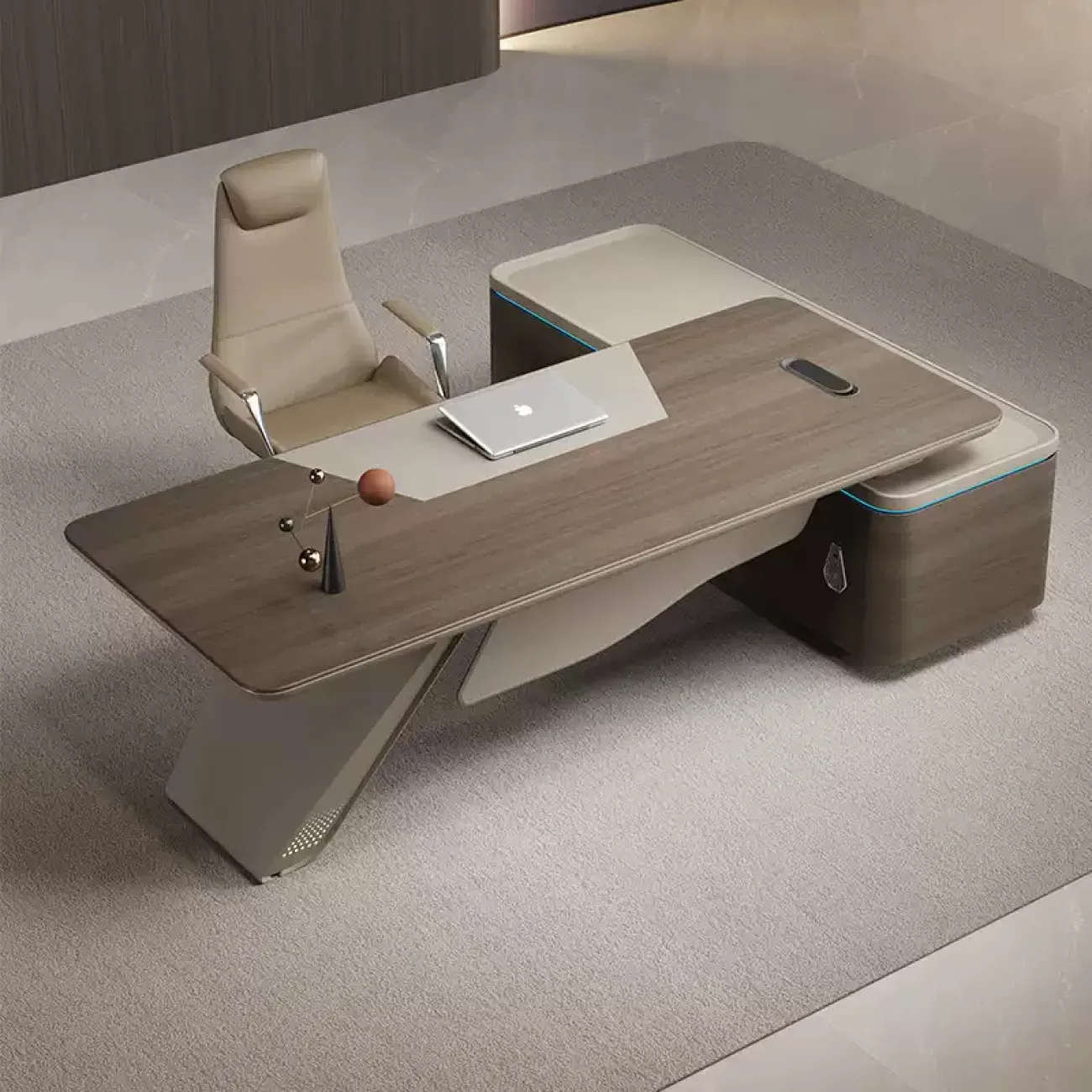 Удобный стол руководителя Baishengfeng из меламина OS39930-32