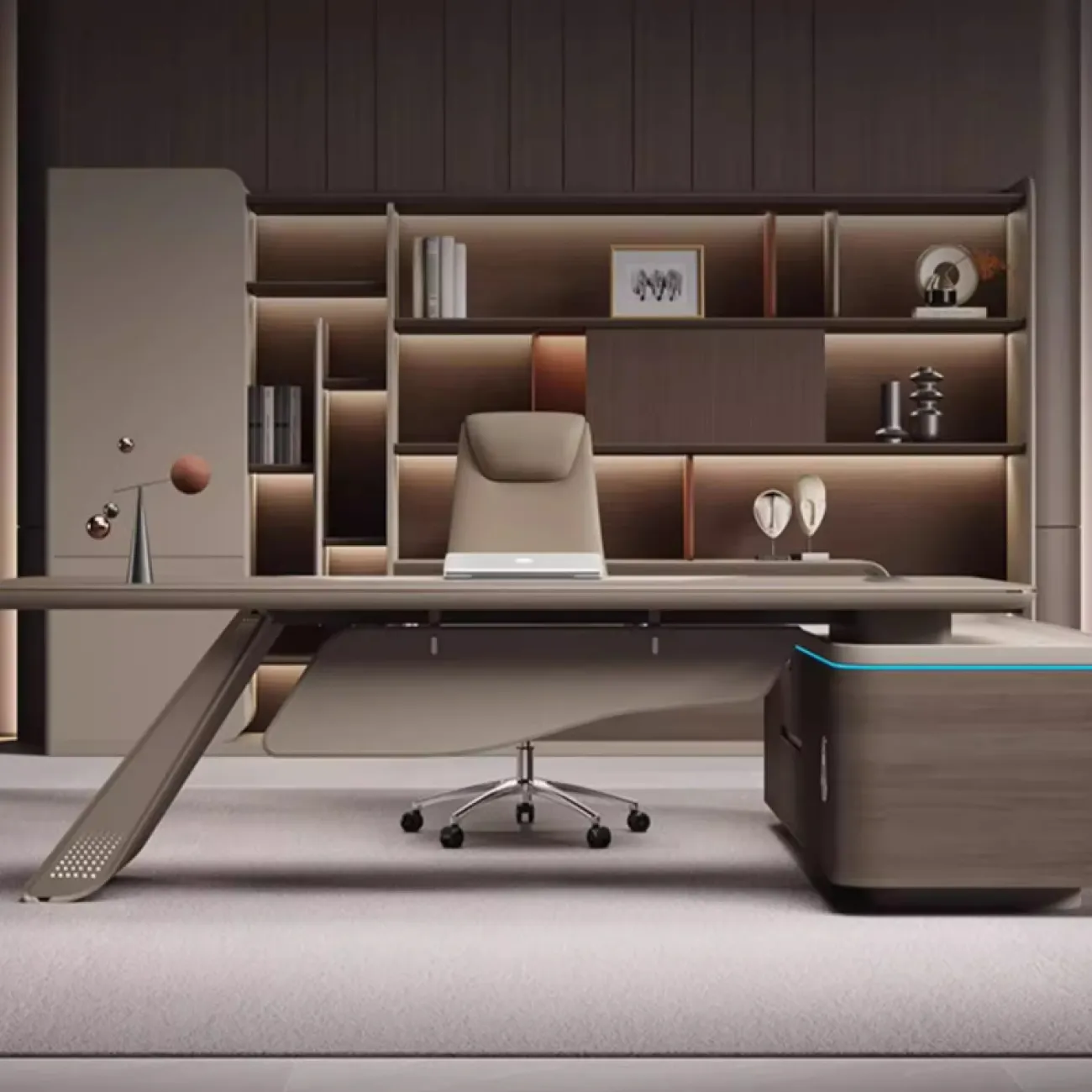 Удобный офисный шкаф Baishengfeng из меламина SH39950-32 Удобный офисный шкаф Baishengfeng из меламина SH39950-32