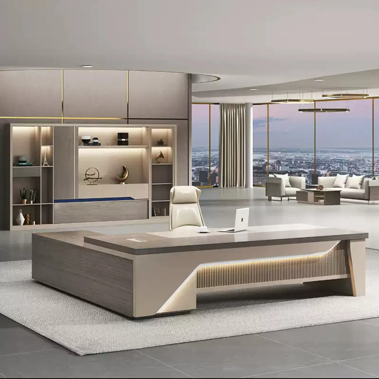 Удобный стол руководителя Baishengfeng из ДСП OS39932-32