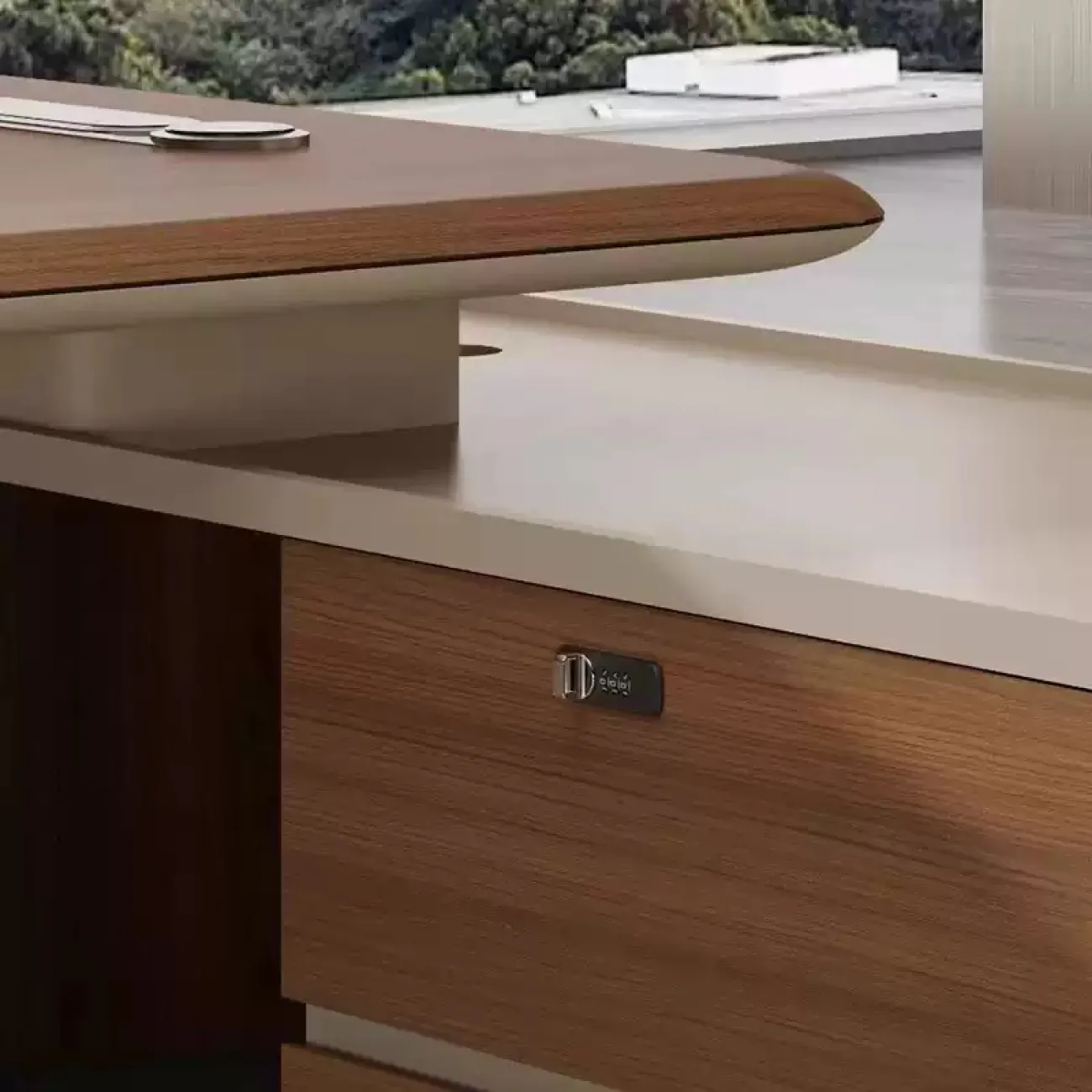 Удобный стол руководителя Baishengfeng из ДСП OS39933-32