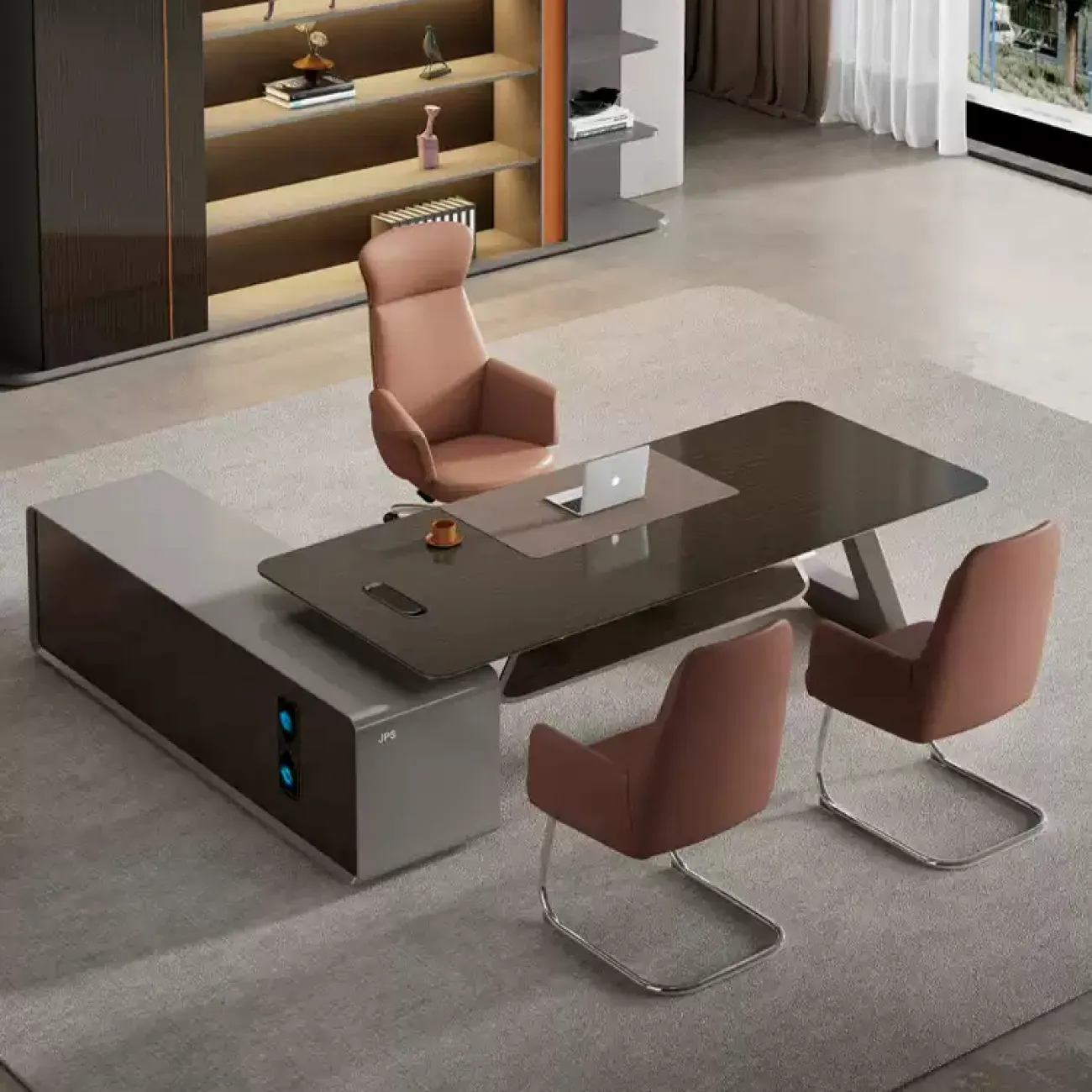 Удобный офисный шкаф Baishengfeng с подсветкой SH39952-32