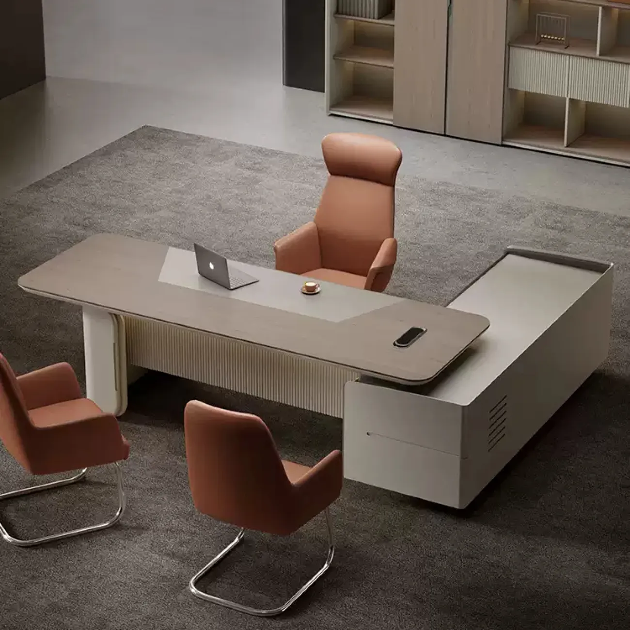 Удобный стол руководителя Baishengfeng из ДСП OS39938-32 Удобный стол руководителя Baishengfeng из ДСП OS39938-32