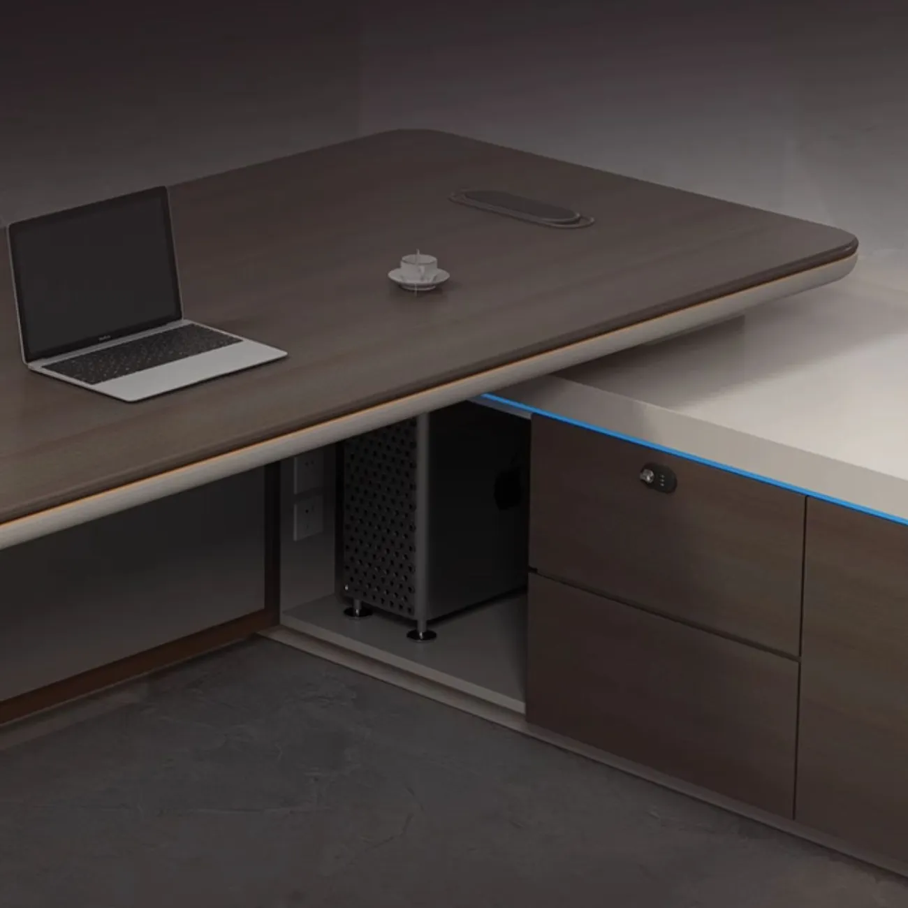 Удобный стол руководителя Baishengfeng из меламина OS39942-32