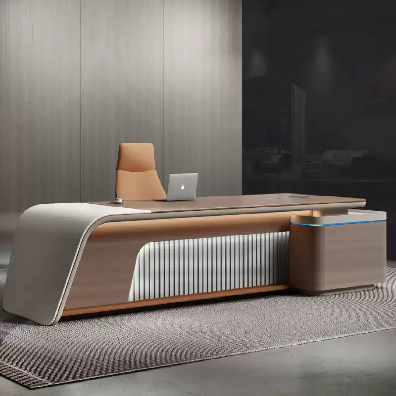 Удобный стол руководителя Baishengfeng из меламина OS39942-32