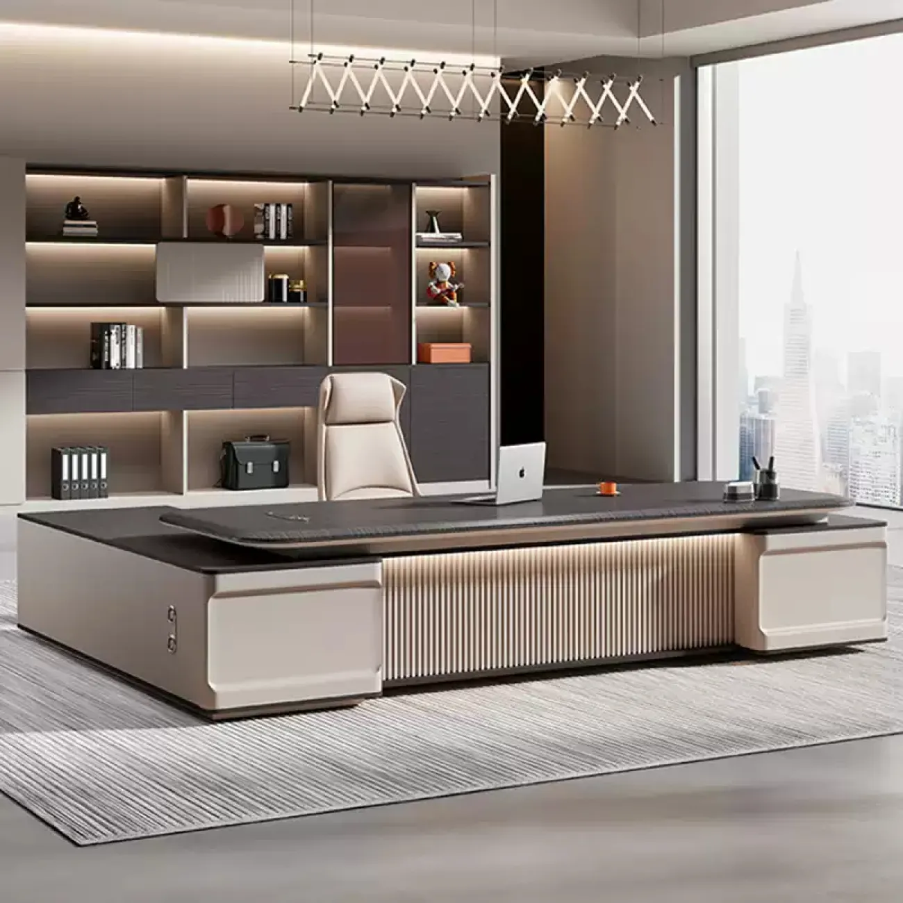 Удобный стол руководителя Baishengfeng из ДСП OS39943-32