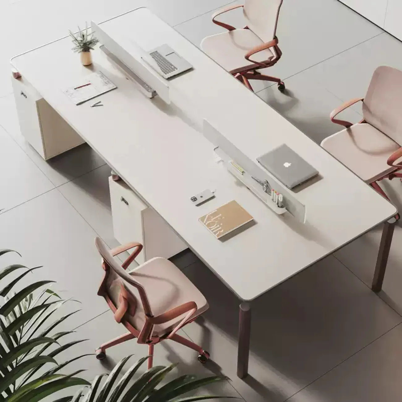 Практичный офисный стол для персонала Baishengfeng в разных вариантах OS39959-32