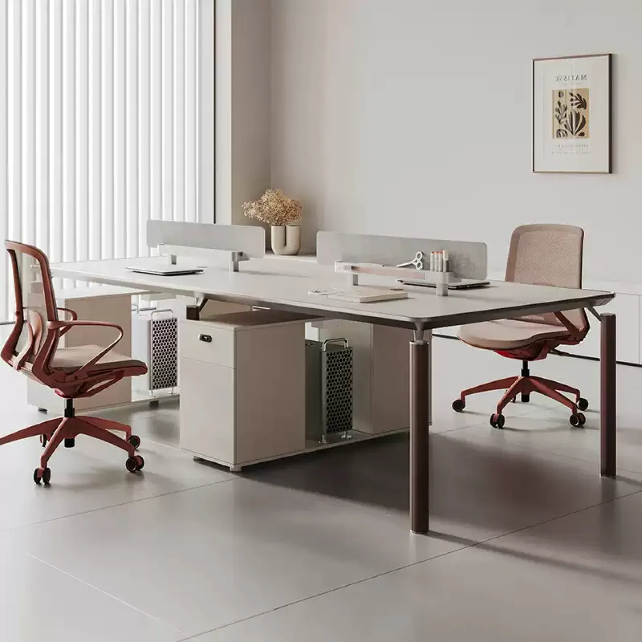 Практичный офисный стол для персонала Baishengfeng в разных вариантах OS39959-32