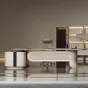 Роскошный стол руководителя Baishengfeng с подсветкой OS39961-32