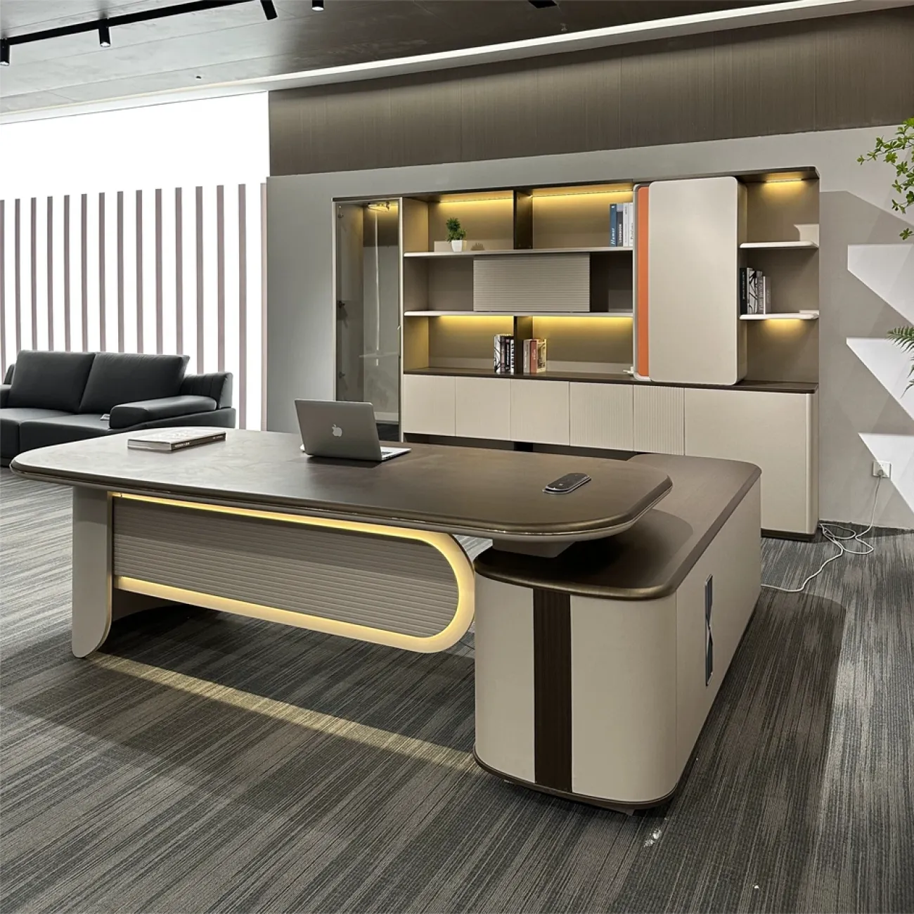 Роскошный офисный шкаф Baishengfeng с подсветкой SH39962-32