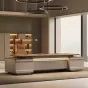 Роскошный стол руководителя Baishengfeng с подсветкой OS39963-32