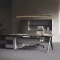 Роскошный стол руководителя Baishengfeng с подсветкой OS39965-32