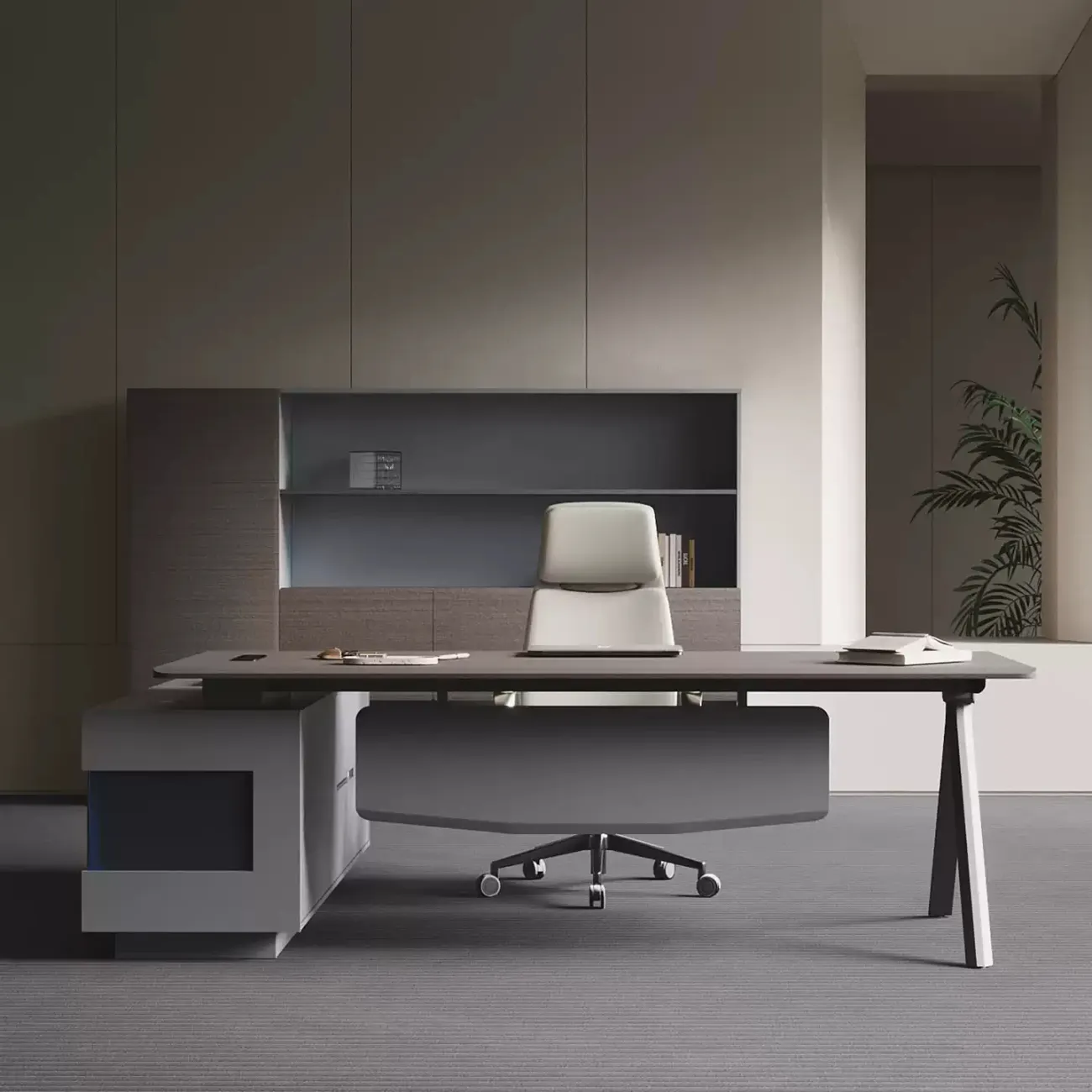 Роскошный офисный шкаф Baishengfeng из МДФ SH39966-32 Роскошный офисный шкаф Baishengfeng из МДФ SH39966-32