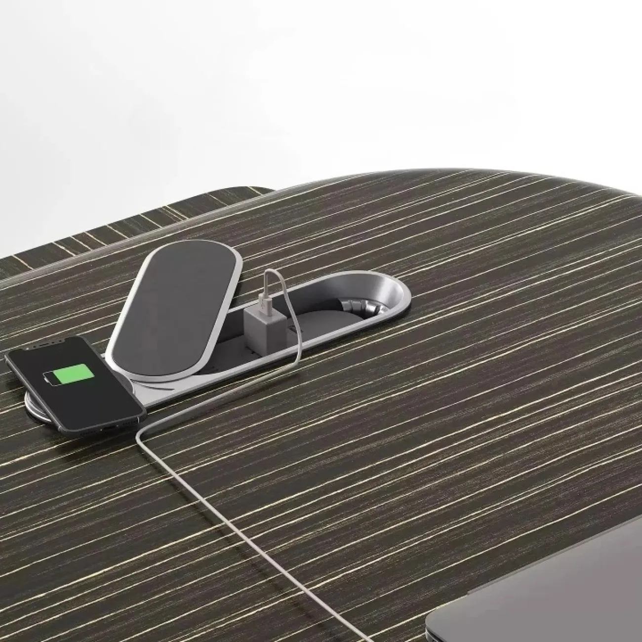 Роскошный стол руководителя Baishengfeng с подсветкой OS39969-32