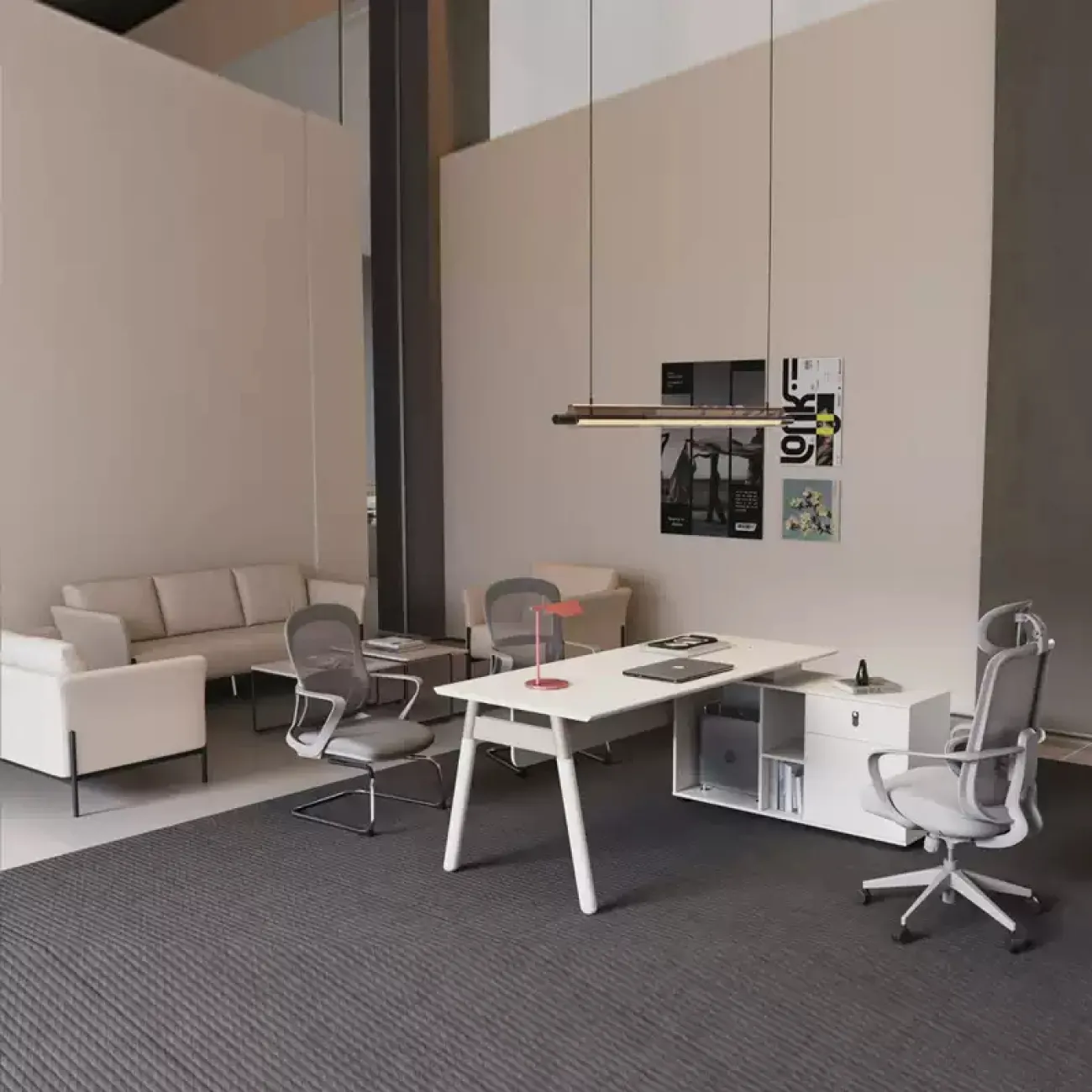 Роскошный стол руководителя Baishengfeng из ДСП OS39973-32 Роскошный стол руководителя Baishengfeng из ДСП OS39973-32