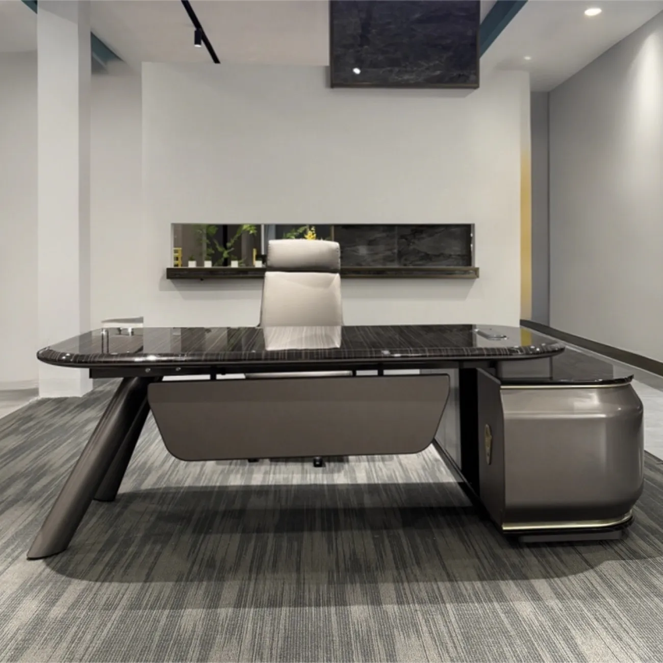 Роскошный стол руководителя Baishengfeng из меламина OS39981-32