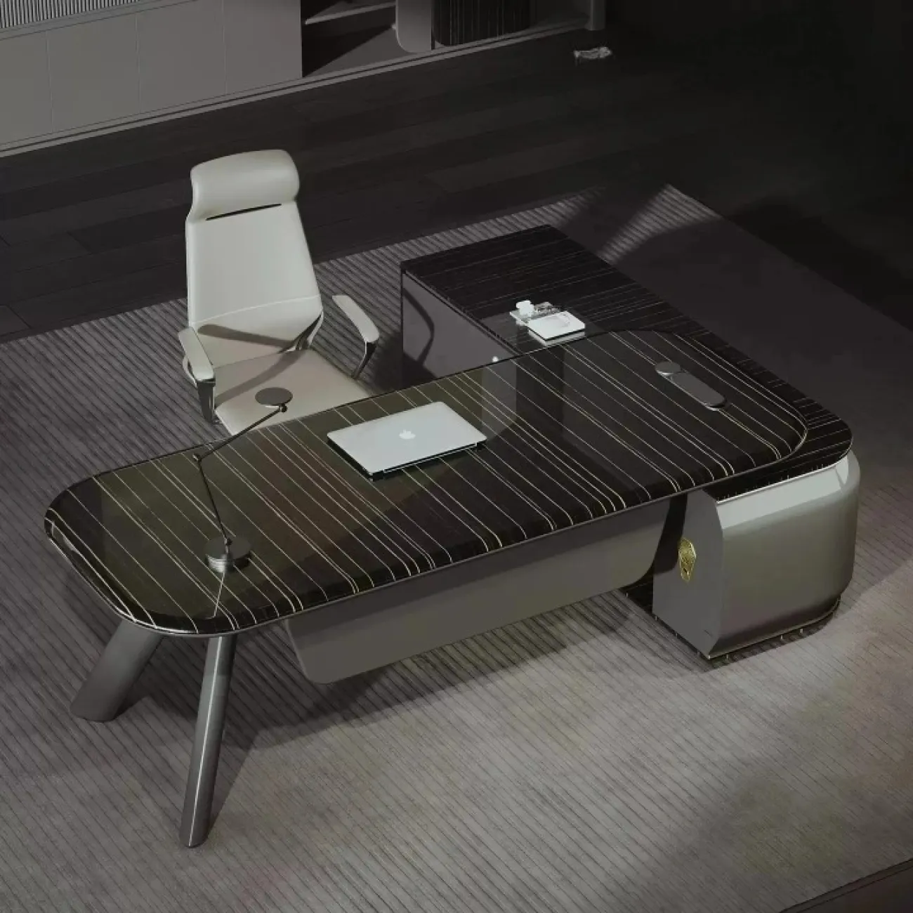 Роскошный стол руководителя Baishengfeng из меламина OS39981-32